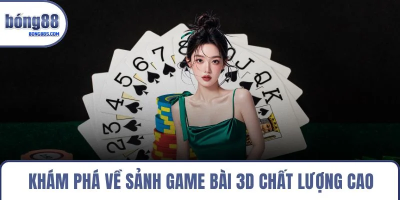 Trang chủ 13 Khám phá về sảnh game bài 3D chất lượng cao